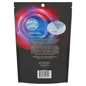 Griffin Fresh Kicks Sneaker Wipes, 25 ct