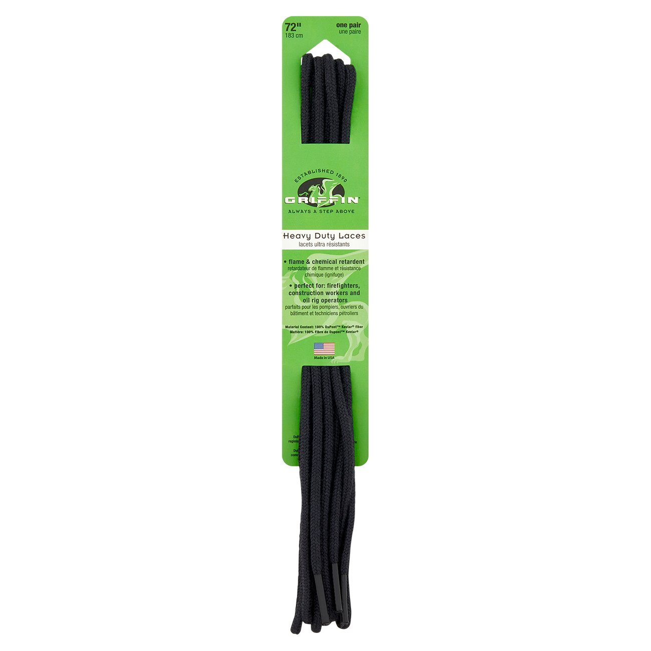 Griffin Kevlar Heavy Duty Shoe Laces Black Shop Laces & accessories