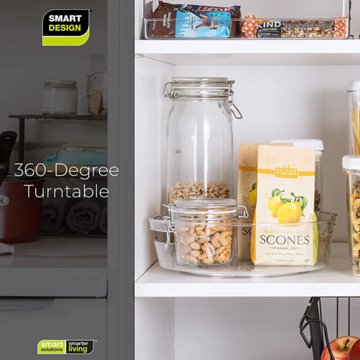 Smart Design Lazy Susan Turntable Organizer, 11.5"