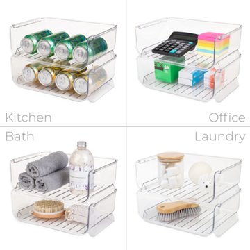 Smart Design Stackable Bottle Organizer