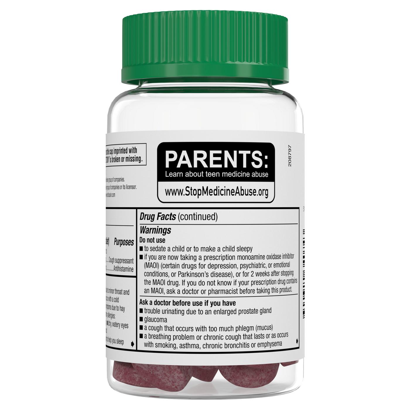 Robitussin Adult Nighttime Cough DM Chewable Tablets - Berry; image 3 of 3