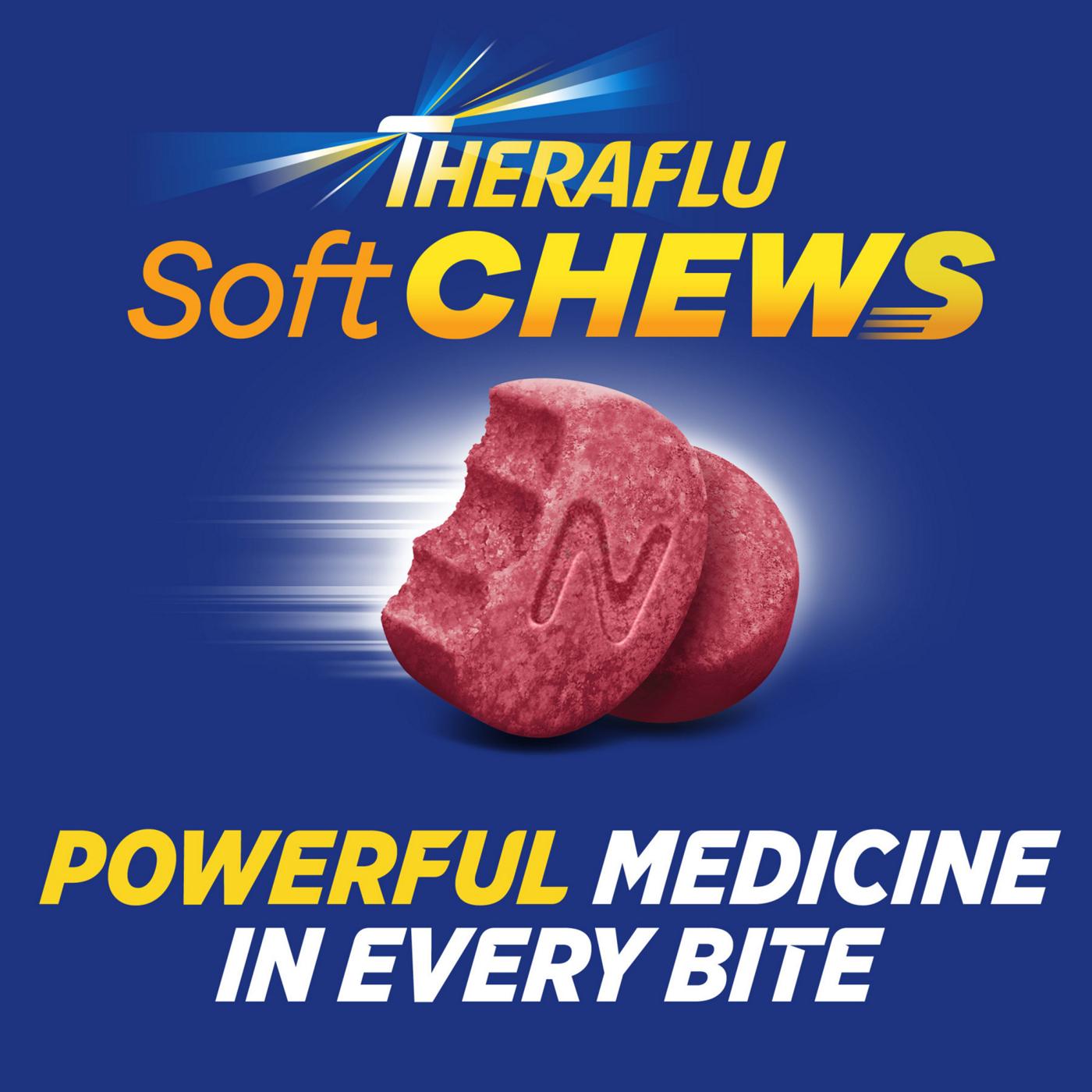 Theraflu Severe Cold Relief Nighttime Chewable Tablets - Apple Cinnamon; image 5 of 6