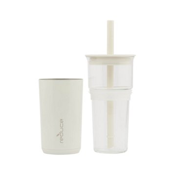 Reduce Aspen Glass Tumbler - Beige, 20 oz