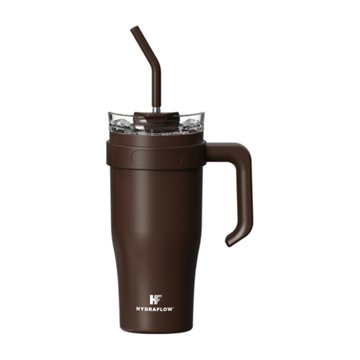 Hydraflow Capri Straw Tumbler - Cocoa, 30 oz