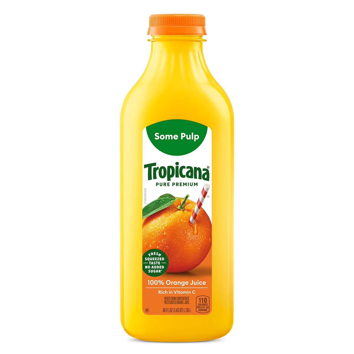 Tropicana Pure Premium Some Pulp 100% Orange Juice - Shop Juice at H-E-B