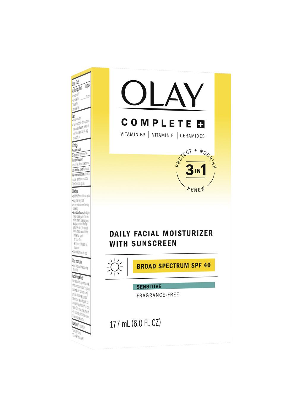 Olay Complete+ Daily Facial Moisturizer - SPF 40; image 1 of 8