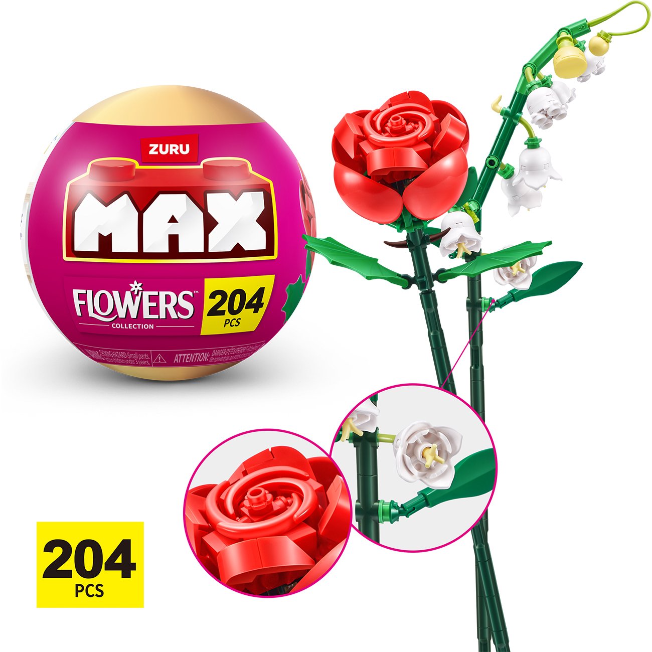 Zuru MAX Flowers Collection Building Bricks Capsule - Shop