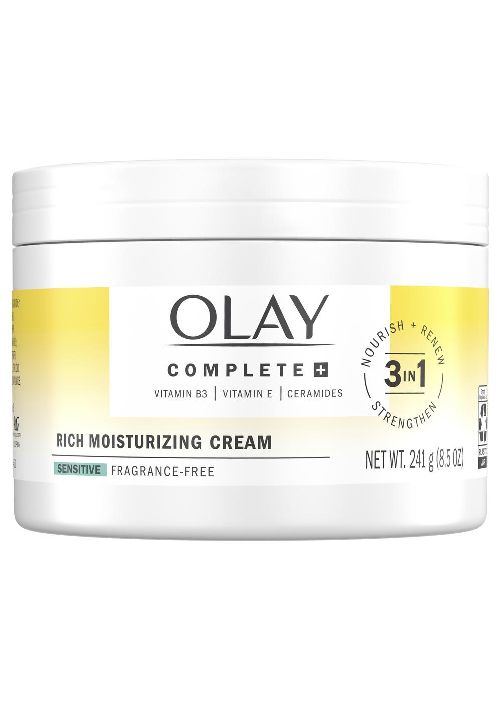 Olay Complete+ Rich Moisturizing Cream; image 1 of 7