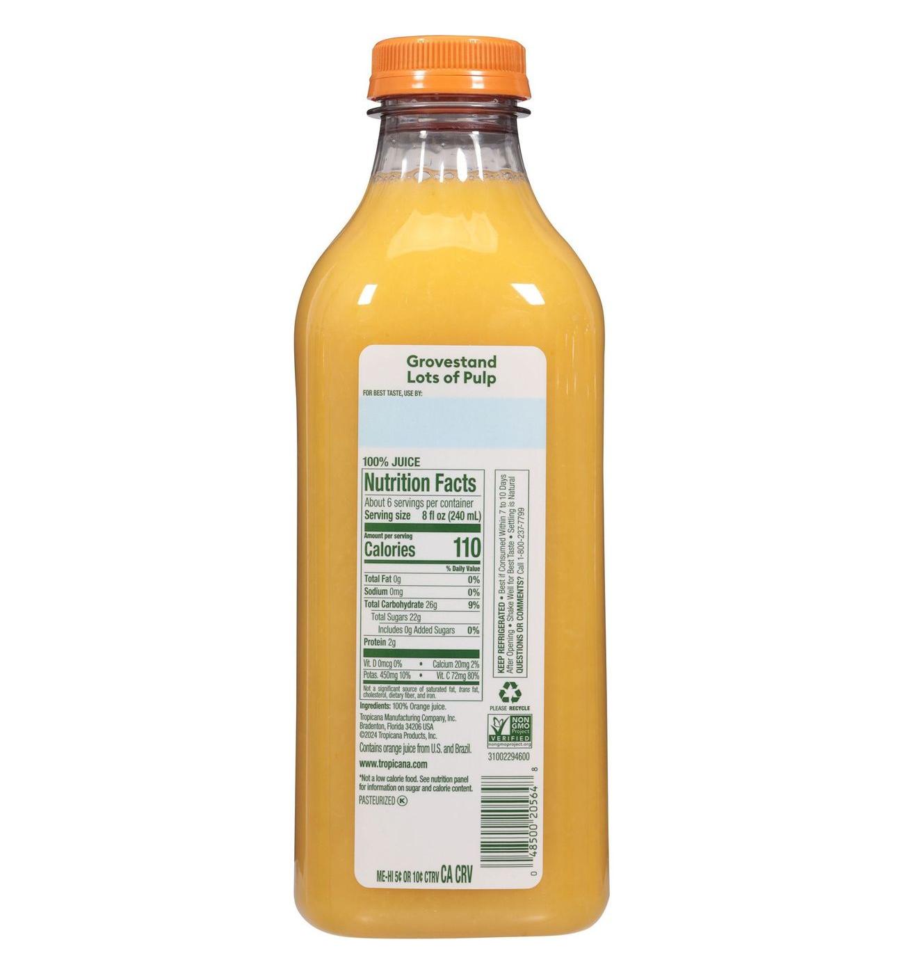 Tropicana Lots of Pulp Pure Premium 100% Orange Juice; image 4 of 6