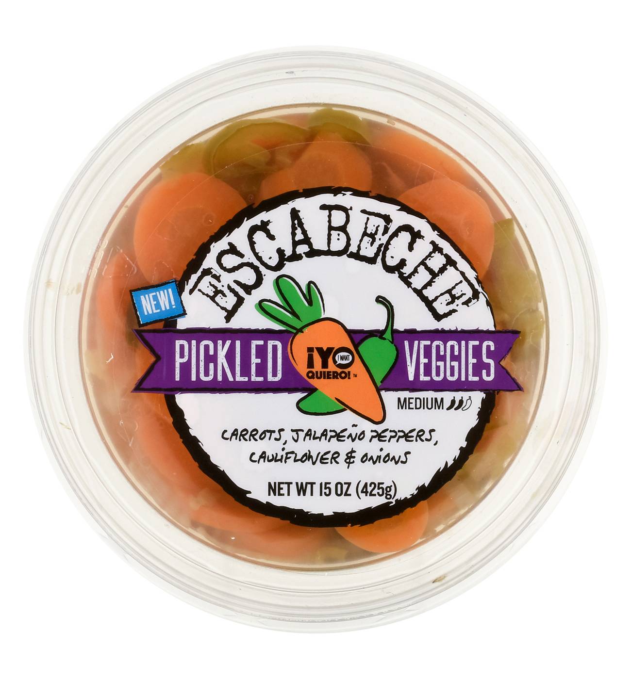 Yo Quiero! Fresh Innovations Escabeche Pickled Veggies - Medium; image 2 of 4