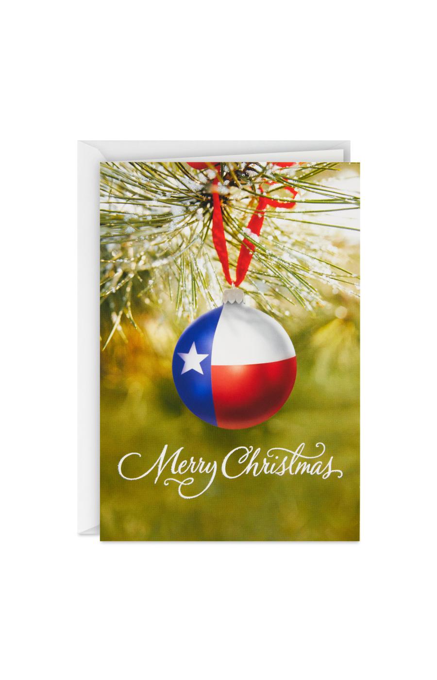 Hallmark Merry Christmas Texas Ornament Card Set; image 1 of 7