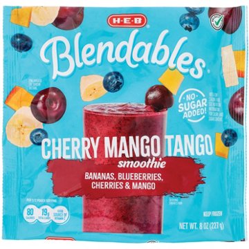 H-E-B Blendables Cherry Mango Tango Smoothie, 8 oz