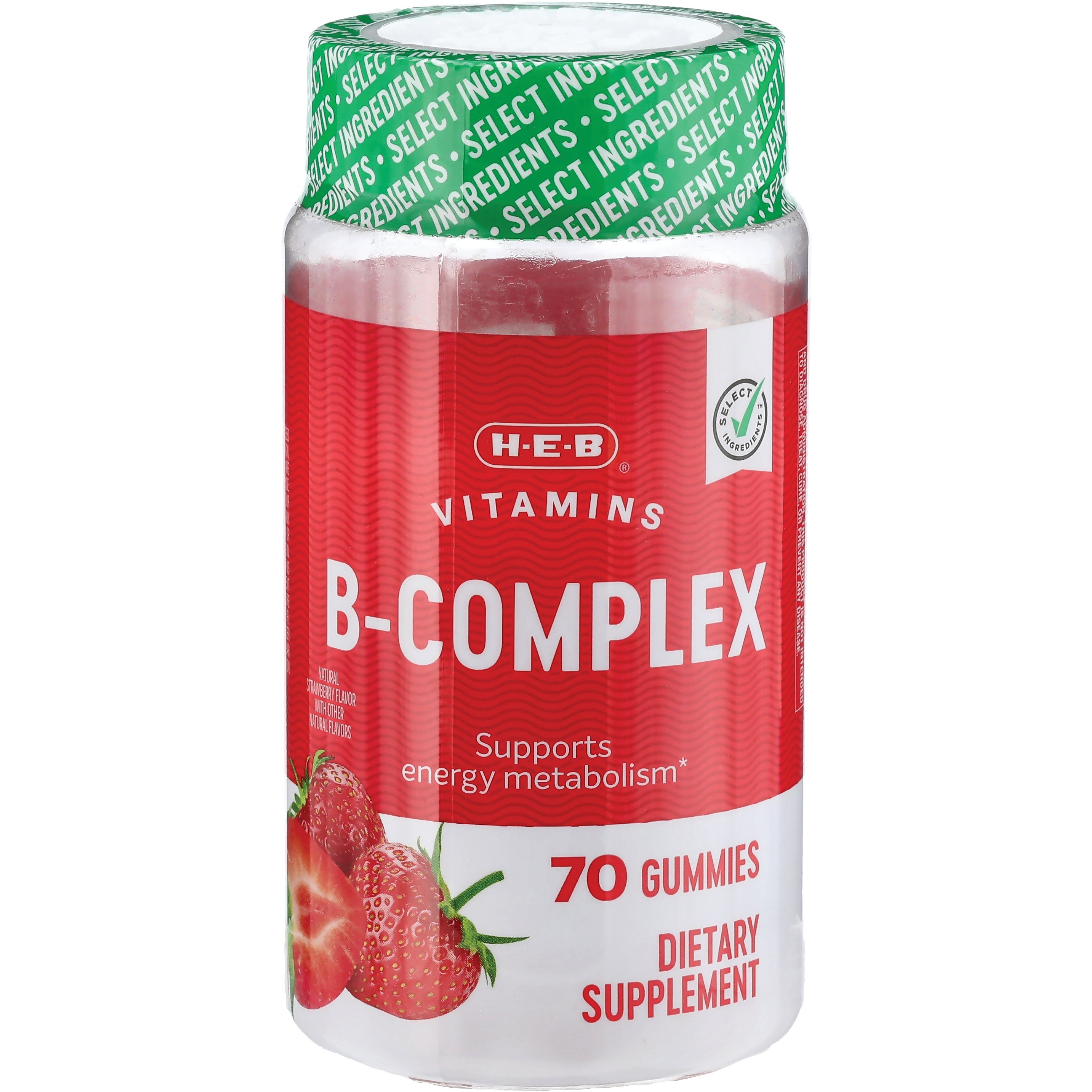 H-E-B Vitamins B-Complex Gummies - Shop Vitamins A-Z at H-E-B