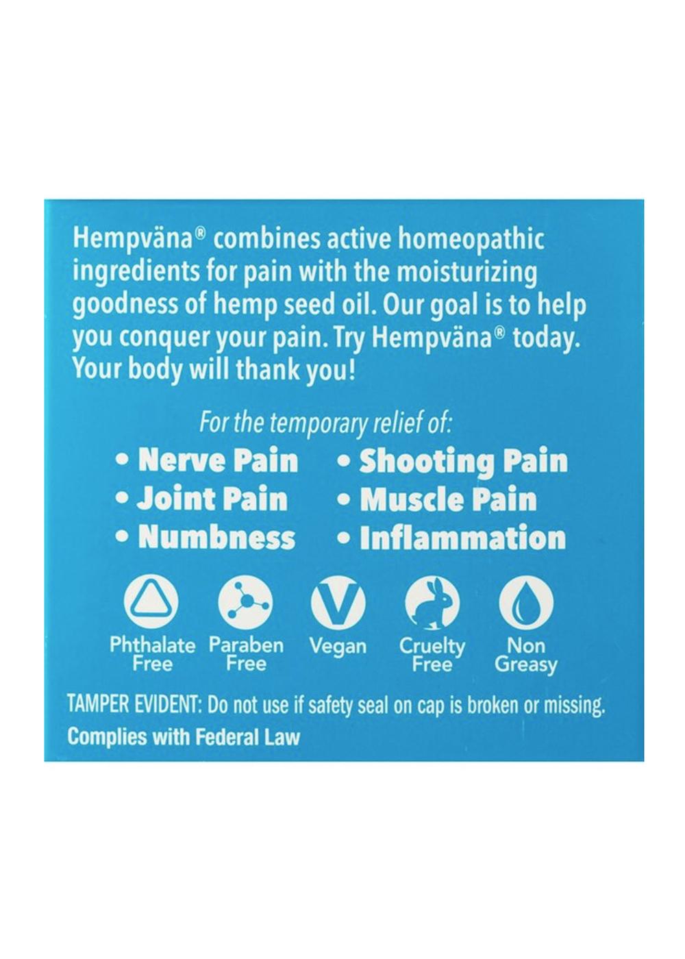 Hempvana Ultra Nerve Pain Relief Cream; image 3 of 5