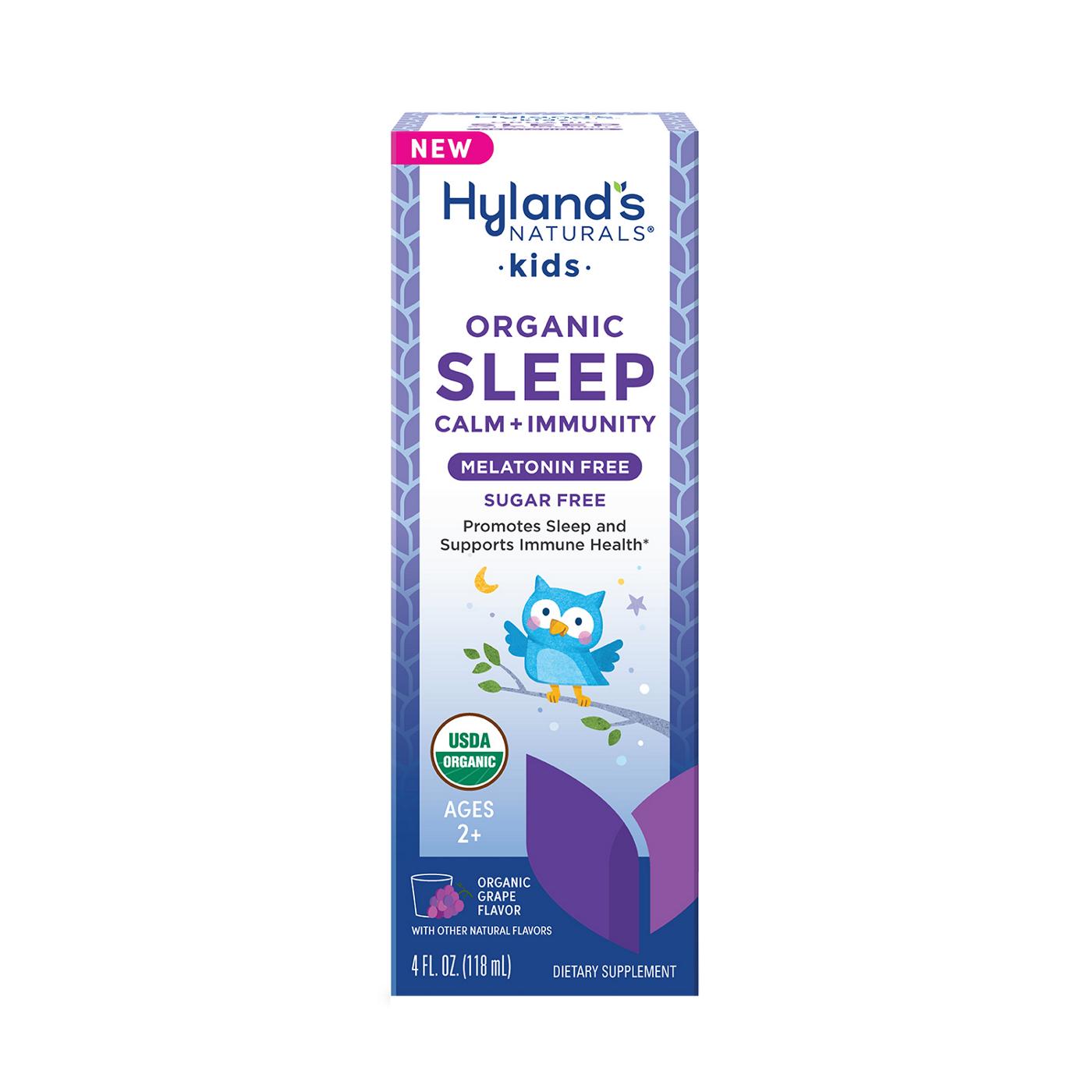 Hyland's Natural Kids Sleep Calm + Immunity Melatonin Free - Grape; image 1 of 10