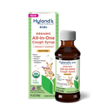 Hyland's Naturals Kids Daytime All-In-One Cough Syrup - Grape, 4 oz