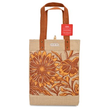 H-E-B Wildflower Jute Reusable Shopping Bag