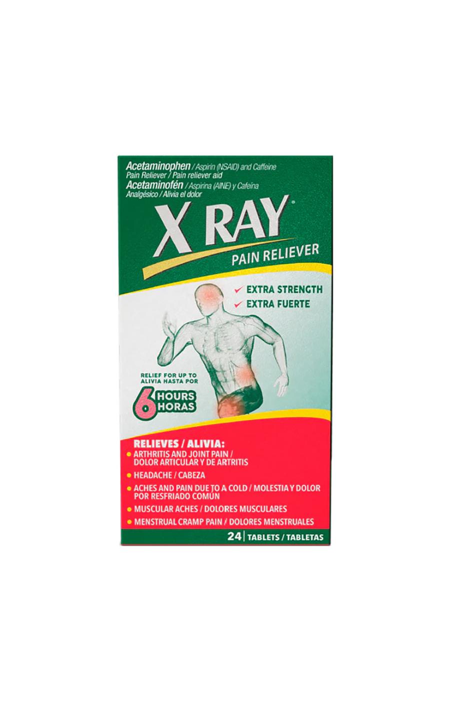 X Ray Acetaminophen Pain Reliever Tablets; image 1 of 2