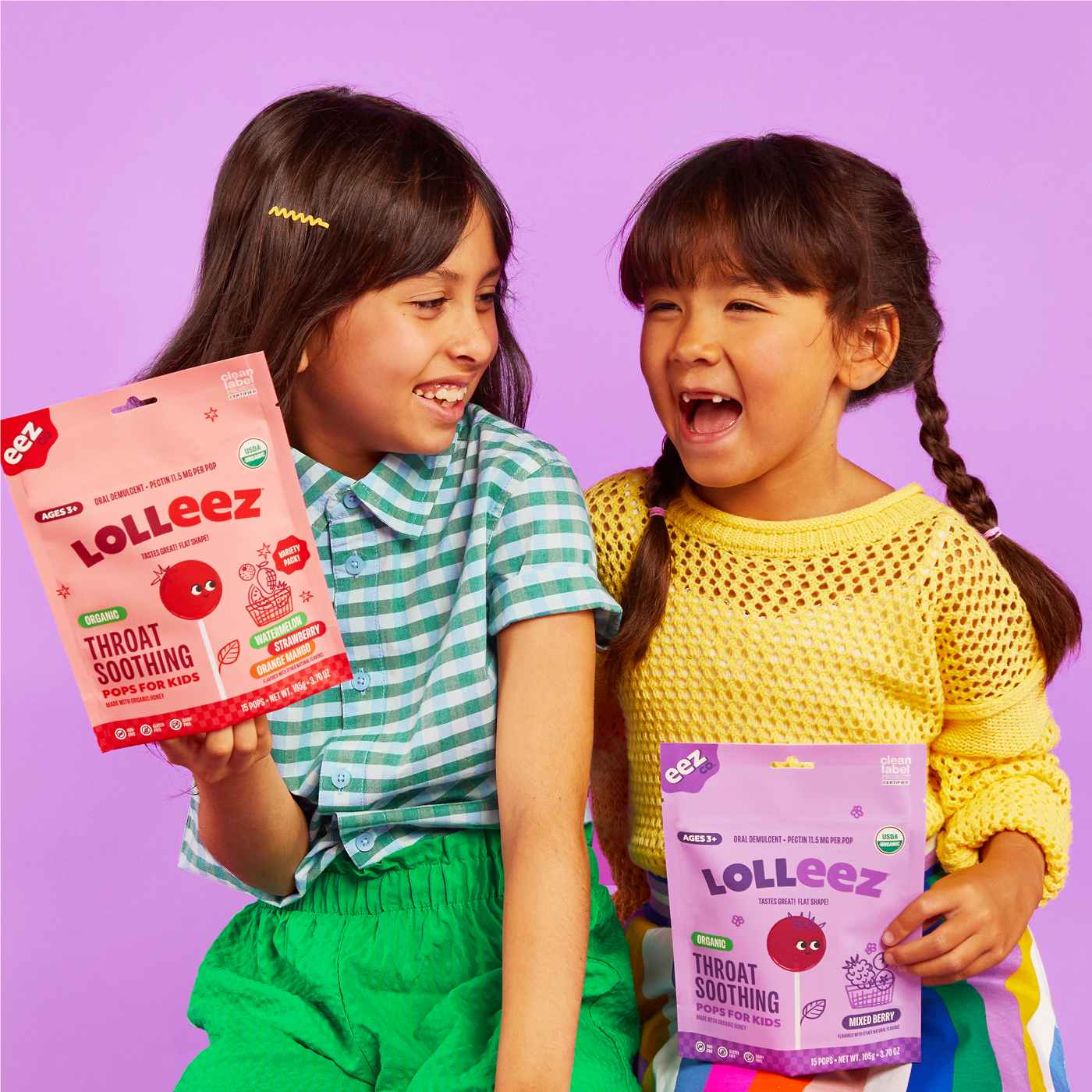 Lolleez Kids Organic Sore Throat Pops - Mixed Berry; image 9 of 9