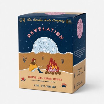St. Cecilia Soda Company Revelation Sparkling Water 4 pk Cans