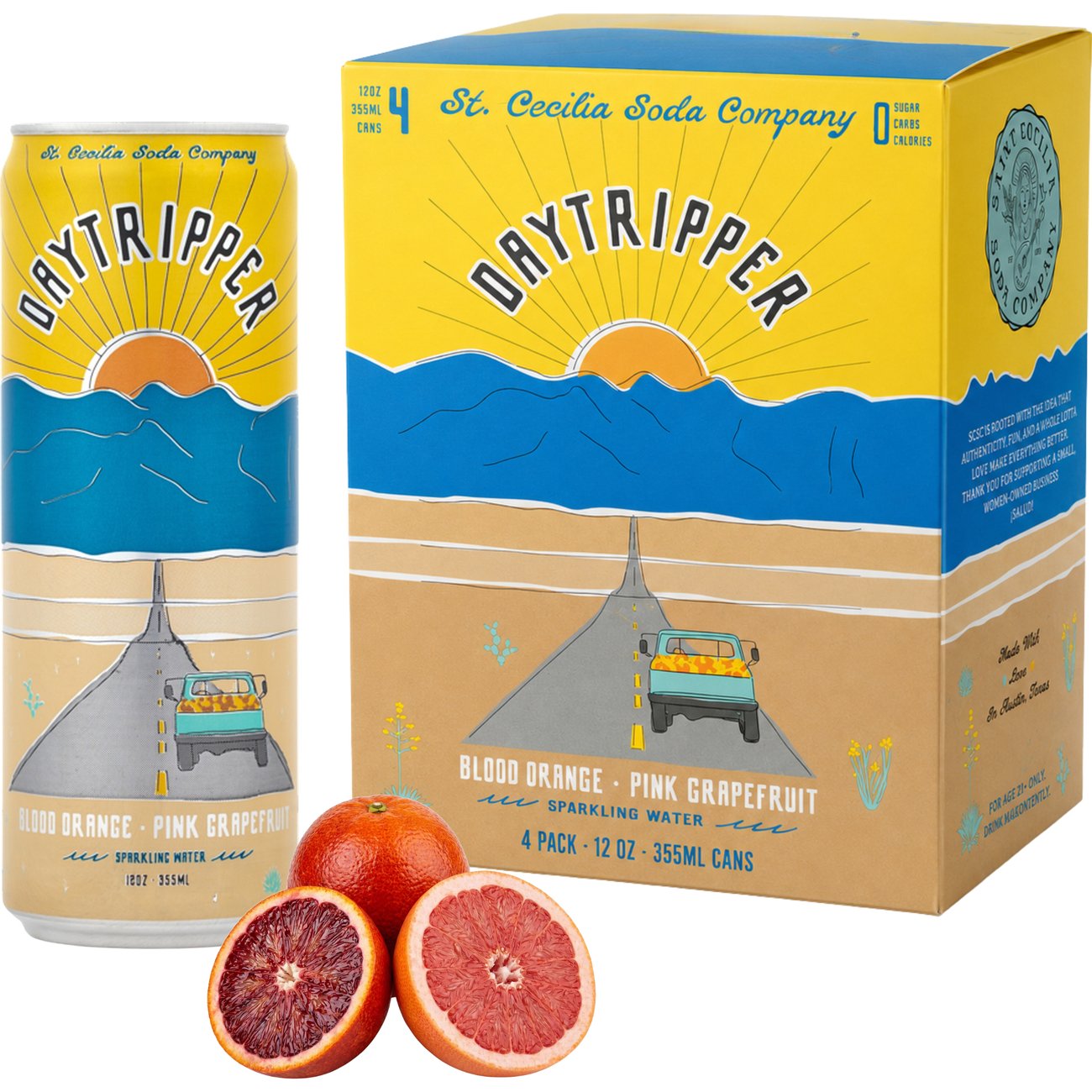 St. Cecilia Soda Company Daytripper Sparkling Water, 12 oz