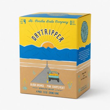St. Cecilia Soda Company Daytripper Sparkling Water 4 pk Cans