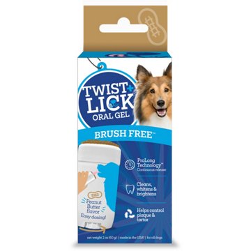 Tevra Pet Twist & Lick Oral Gel Peanut Butter, 2 oz