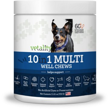 Vetality 10 In 1 Multi Well Chews Chicken, 60 ct