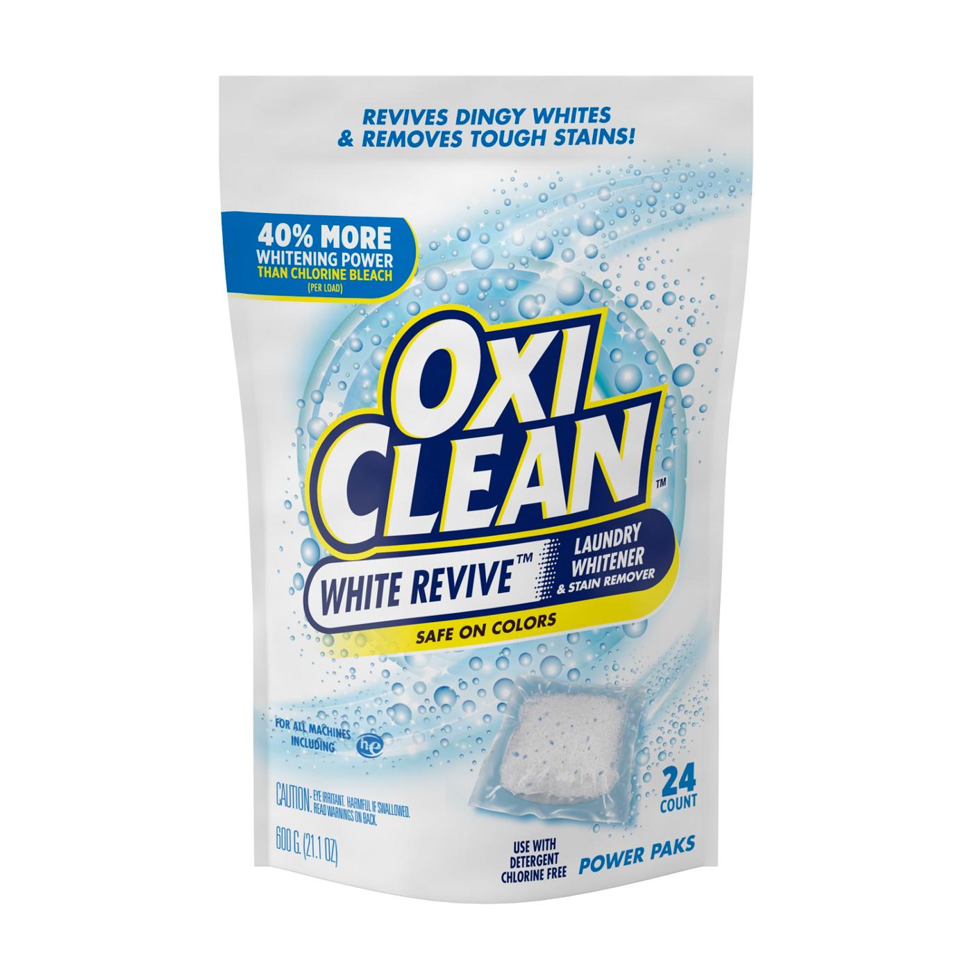 OxiClean White Revive Laundry Whitener & Stain Remover Powder Paks; image 1 of 4