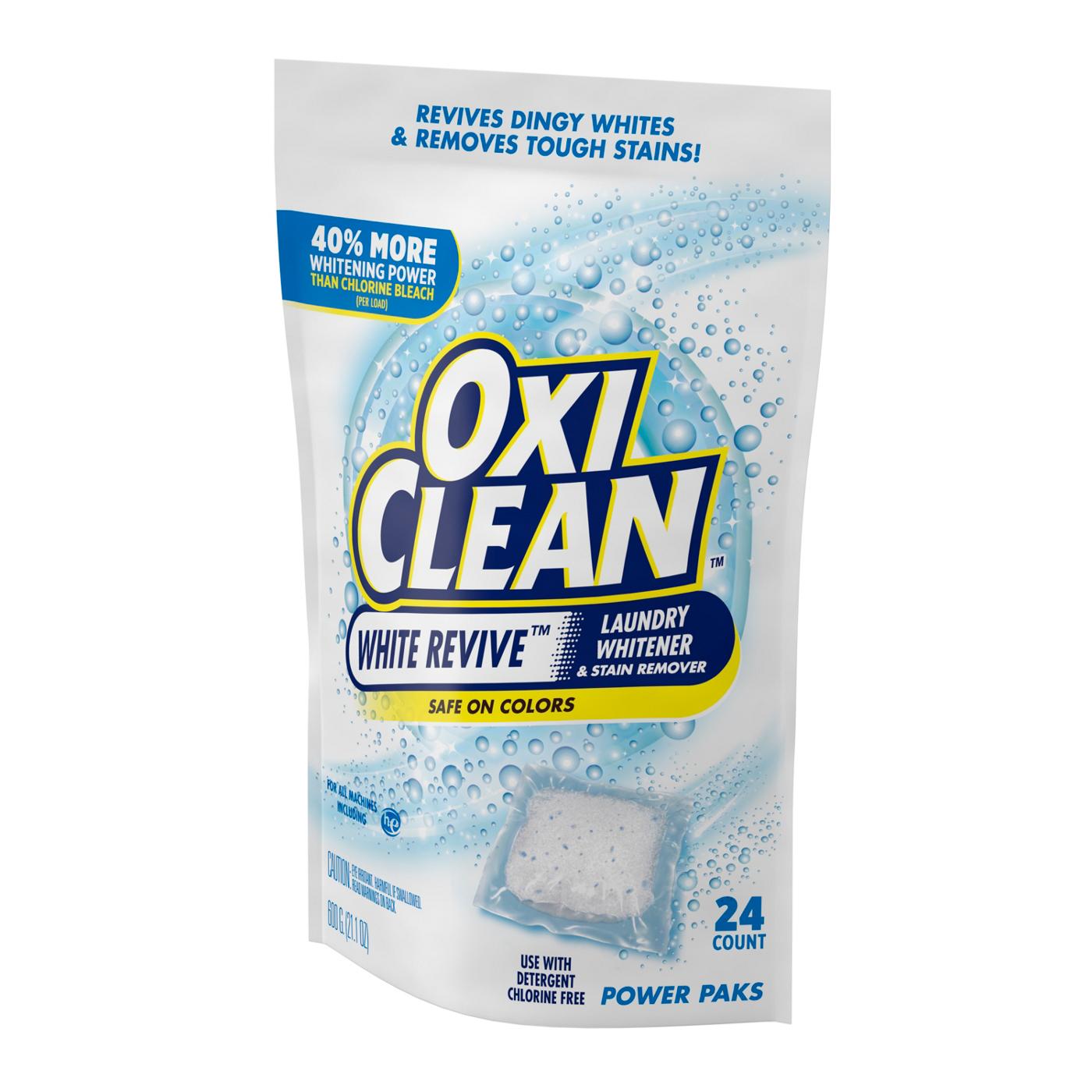 OxiClean White Revive Laundry Whitener & Stain Remover Powder Paks; image 2 of 4