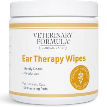Veterinary Formula Clinical Care Ear Therapy Wipes, 100 ct