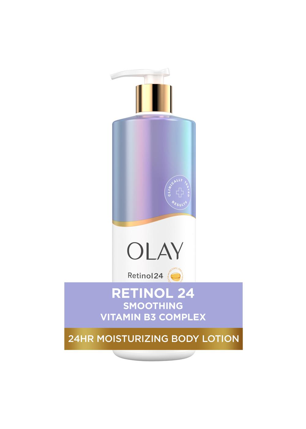 Olay Retinol 24 Smoothing Body Lotion; image 5 of 5