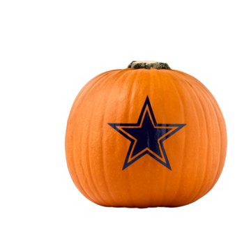 Fresh Painted NFL Dallas Cowboys Pumpkin