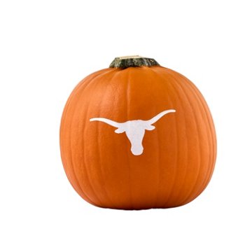 Fresh Painted NCAA Texas Longhorns Pumpkin