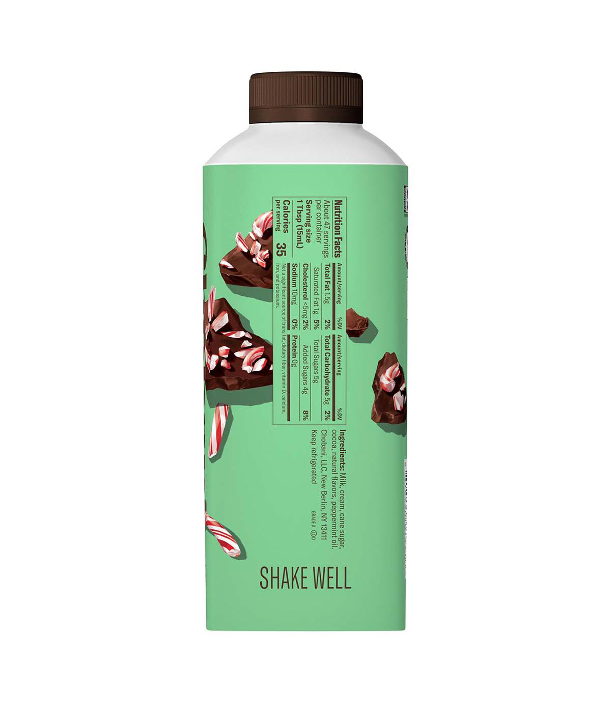 Chobani Liquid Coffee Creamer - Peppermint Mocha; image 2 of 2