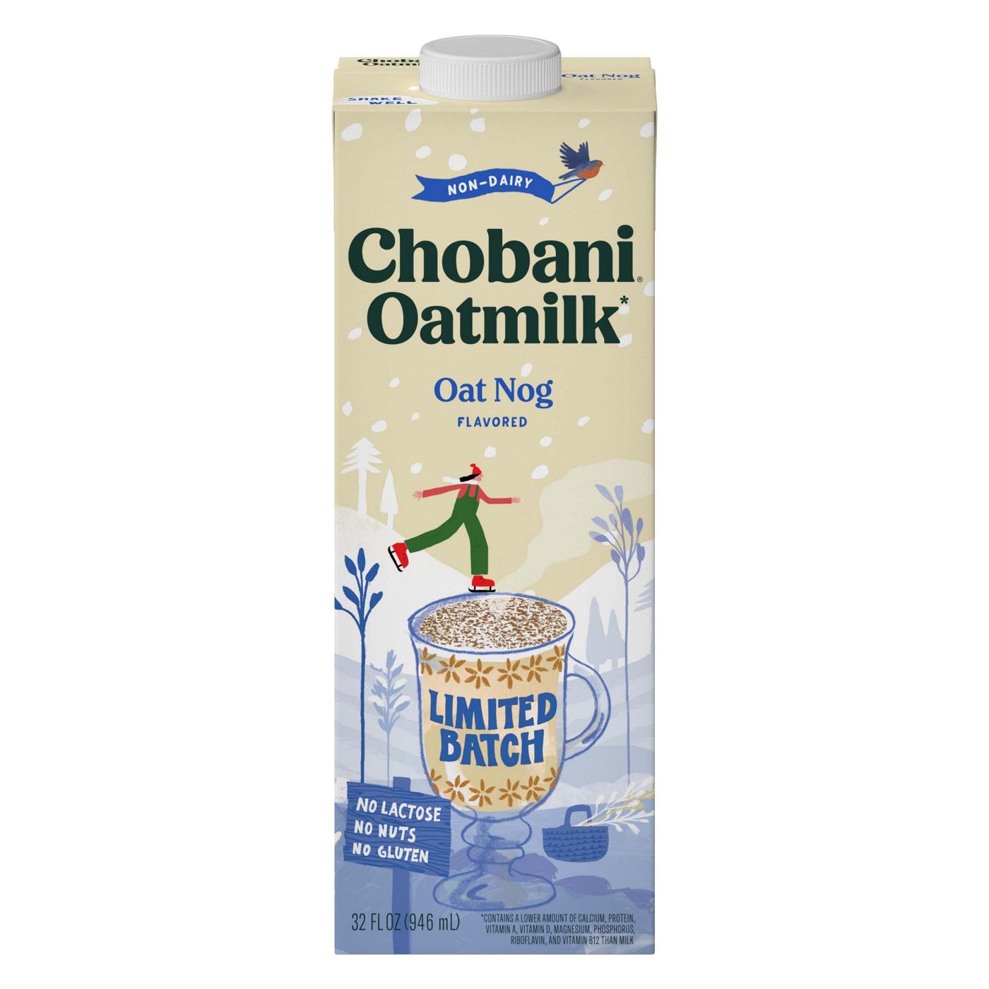 Chobani Limited Edition Oatmilk Oat Nog; image 1 of 2