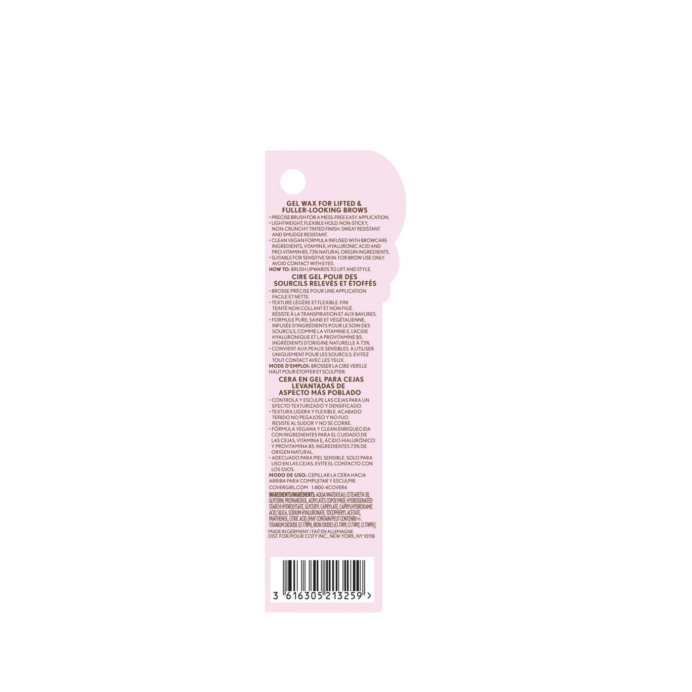 Covergirl Clean Fresh Brow Enhancer Gel Wax - Medium Brown; image 5 of 8