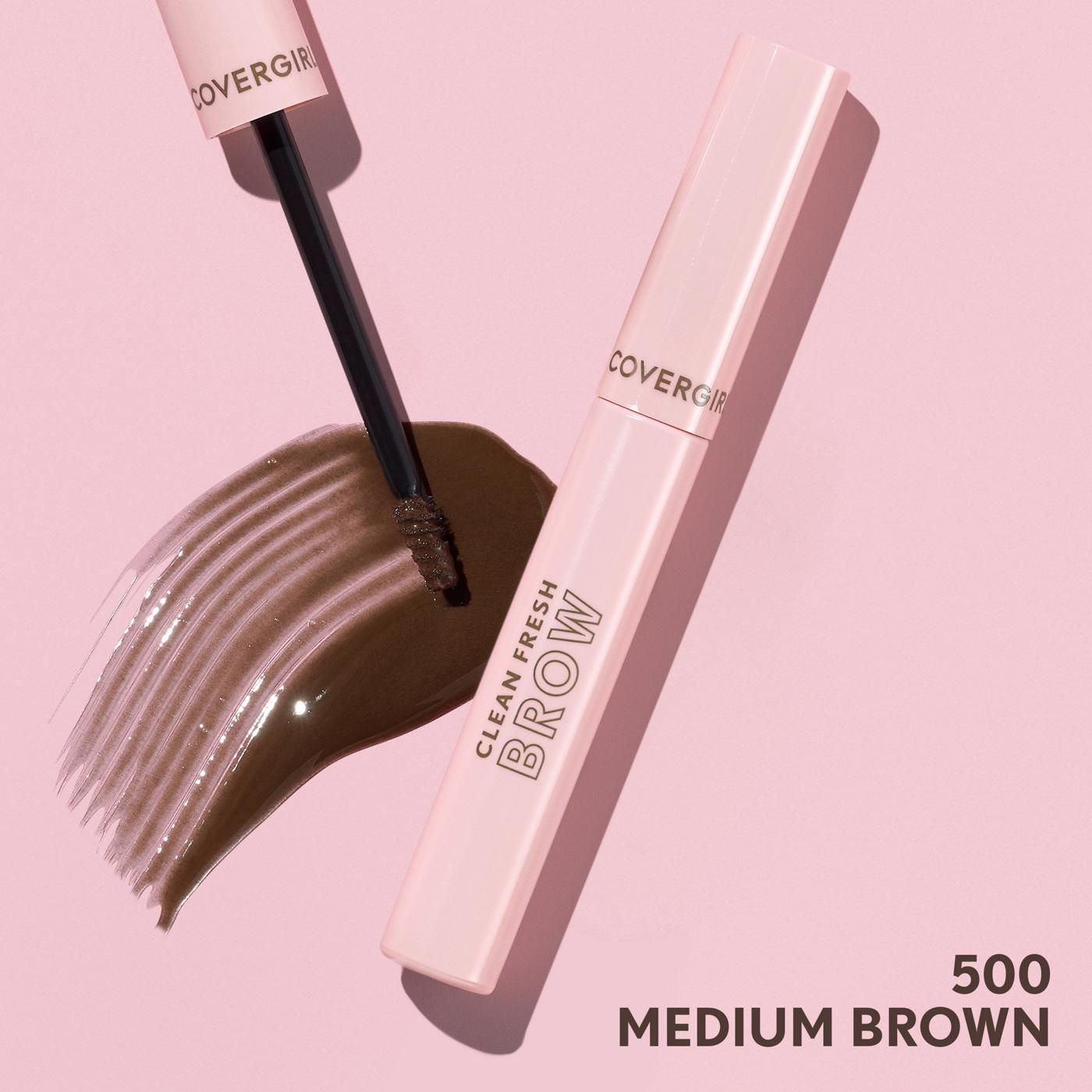 Covergirl Clean Fresh Brow Enhancer Gel Wax - Medium Brown; image 7 of 8