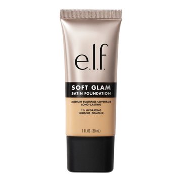 e.l.f. Soft Glam Satin Foundation - Light Warm, 1 oz