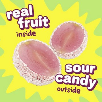 Fruit Riot! Sour Candy Grapes Real Frozen Fruit