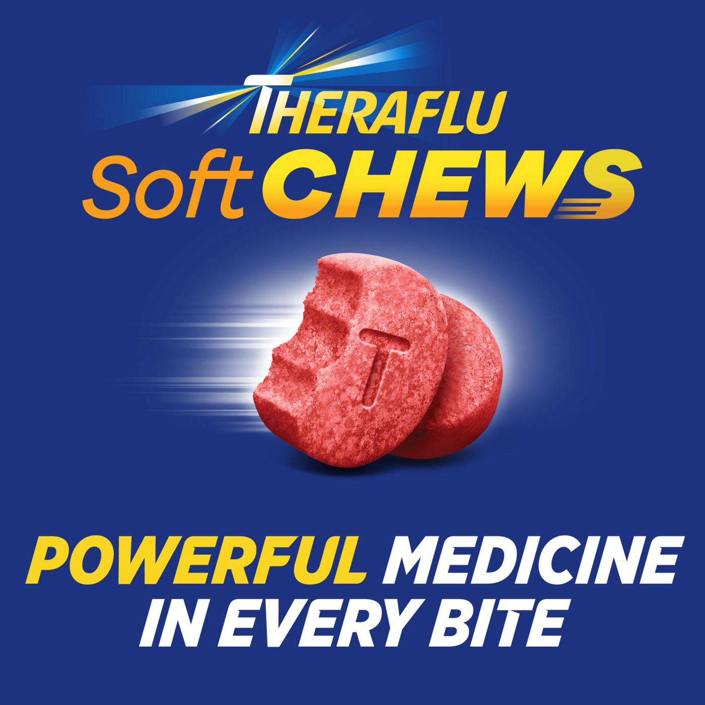 Theraflu Severe Cold Relief Chewable Tablets - Apple Cinnamon; image 4 of 6