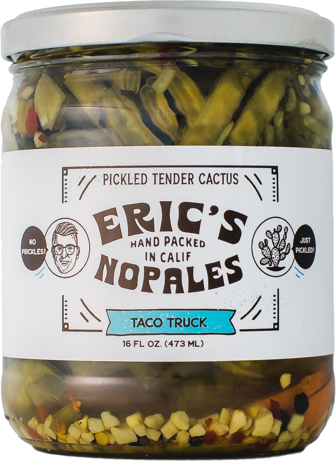 Eric's Nopales Taco Truck Pickled Cactus, 16 oz | Central Market - Really  Into Food