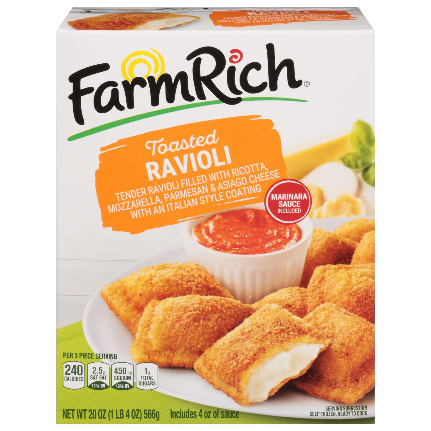 Farm Rich Toasted Ravioli; image 1 of 2