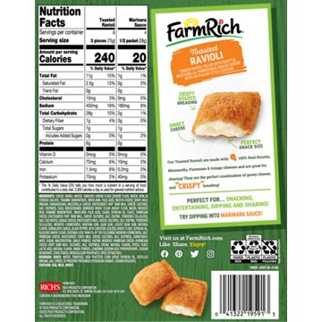 Farm Rich Toasted Ravioli, 20 oz