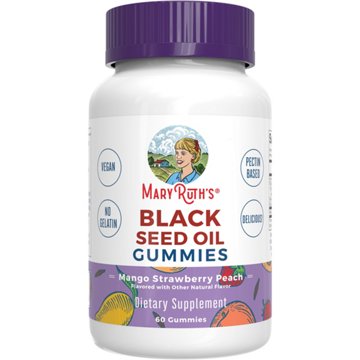 Mary Ruth's Black Seed Oil Gummies - Mango Strawberry Peach