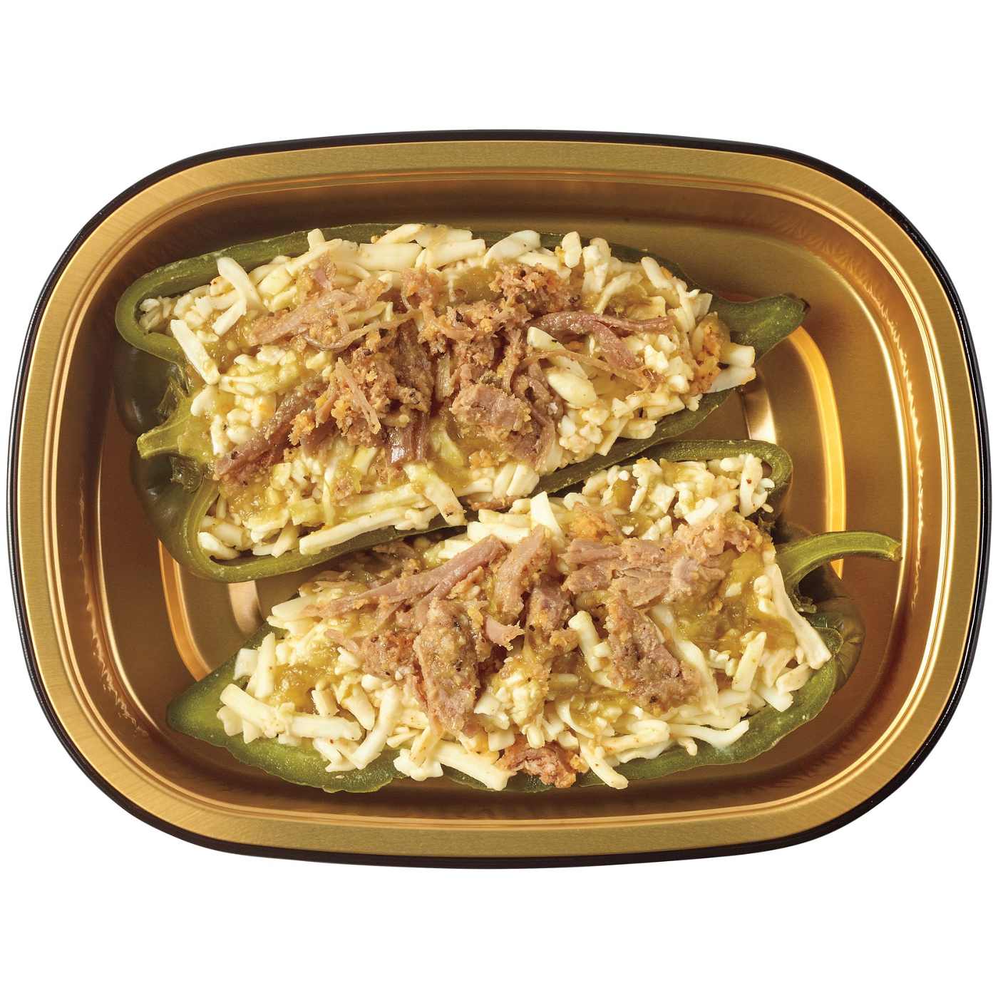 Meal Simple by H-E-B Cheese & Brisket Stuffed Poblano Pepper; image 1 of 4