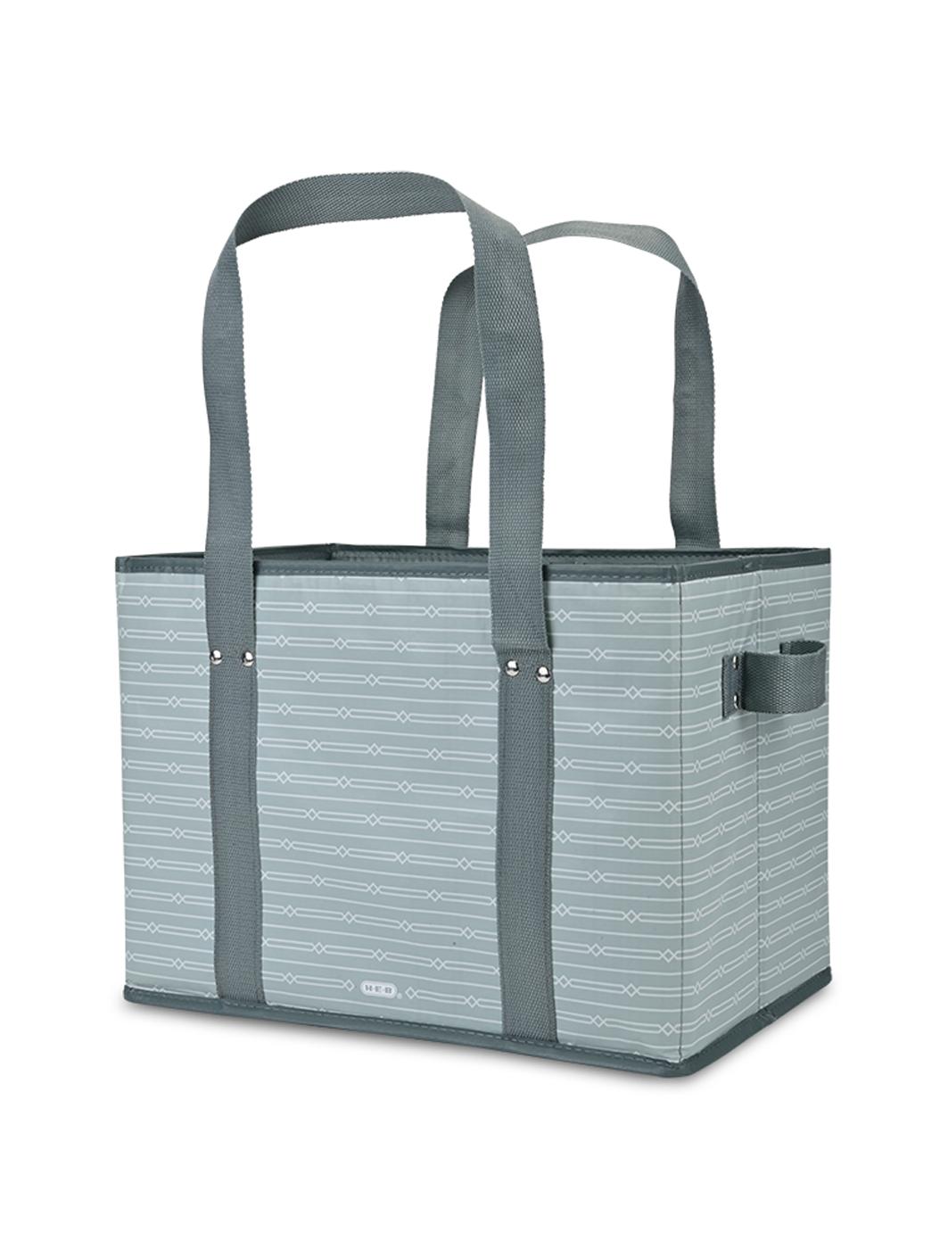 H-E-B Box Tote Reusable Shopping Bag; image 1 of 4