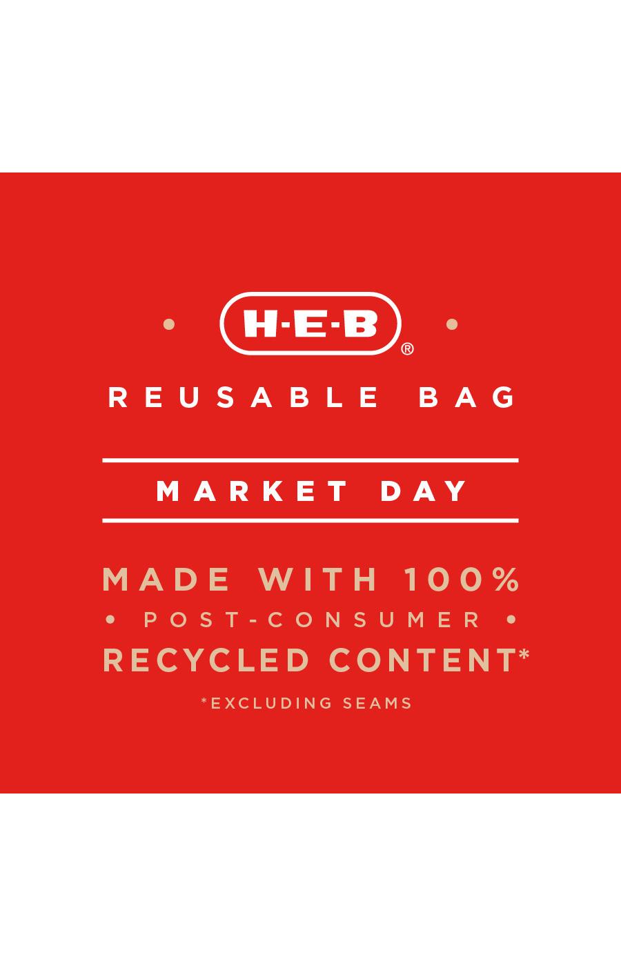 H-E-B Market Day Reusable Shopping Bag; image 3 of 4