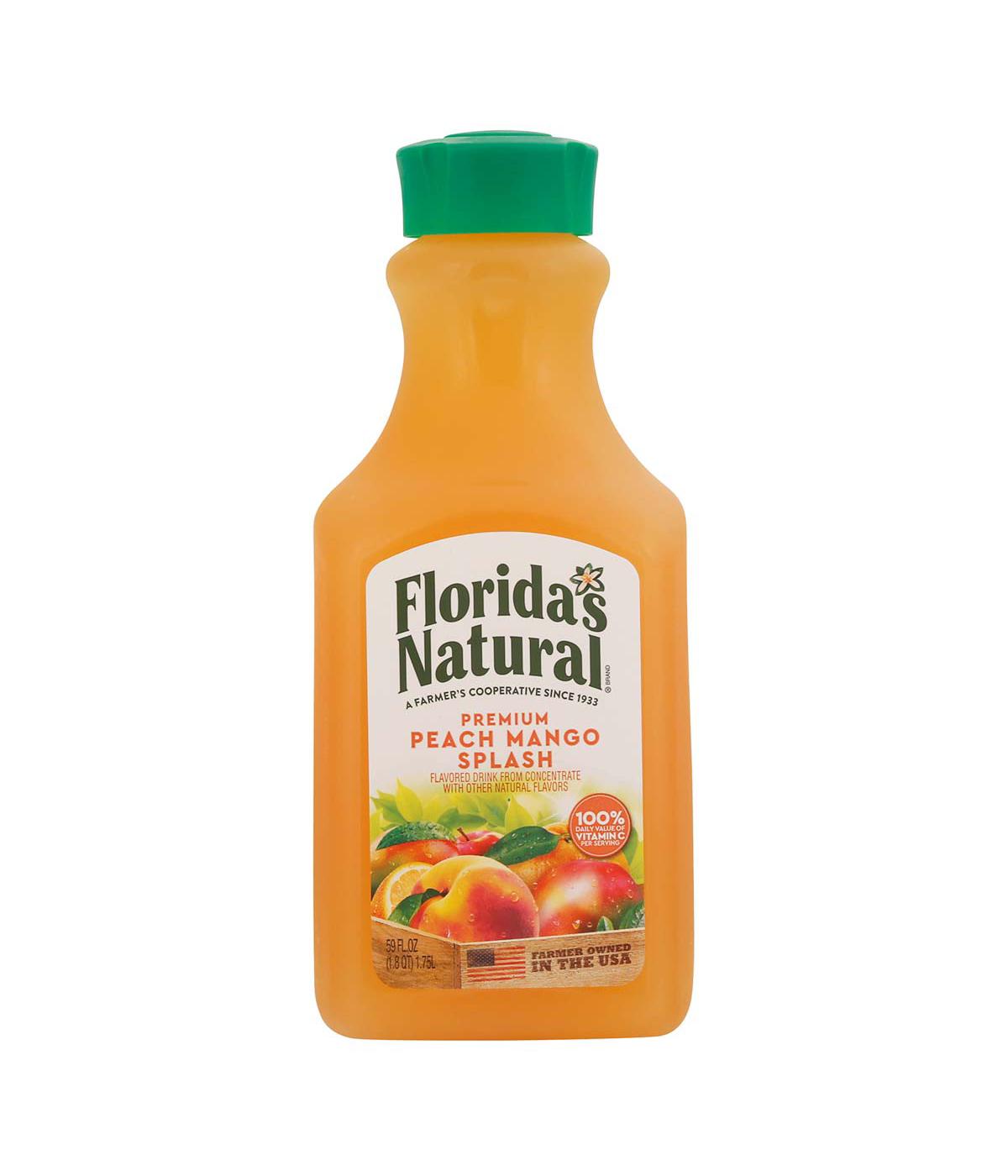 Florida's Natural Premium Peach Mango Splash Drink; image 1 of 2