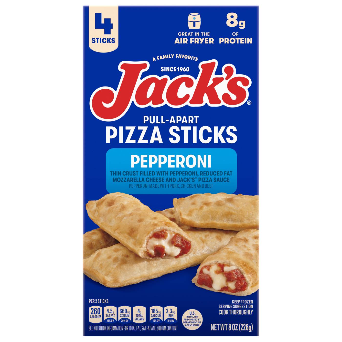 Jack's Pull-Apart Pepperoni Pizza Sticks; image 1 of 8